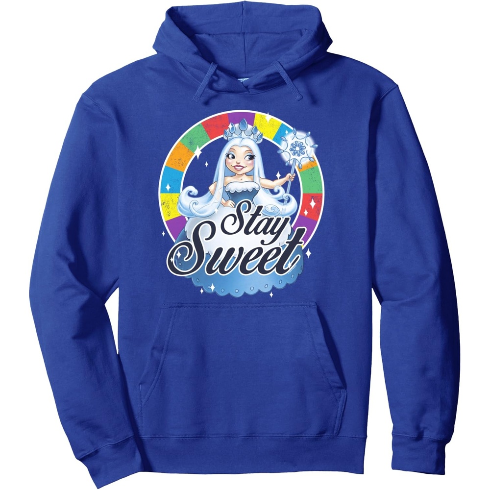 image:imageCandy Land Stay Sweet Princess Frostine Game Wheel Logo Pullover HoodieRoyal Blue