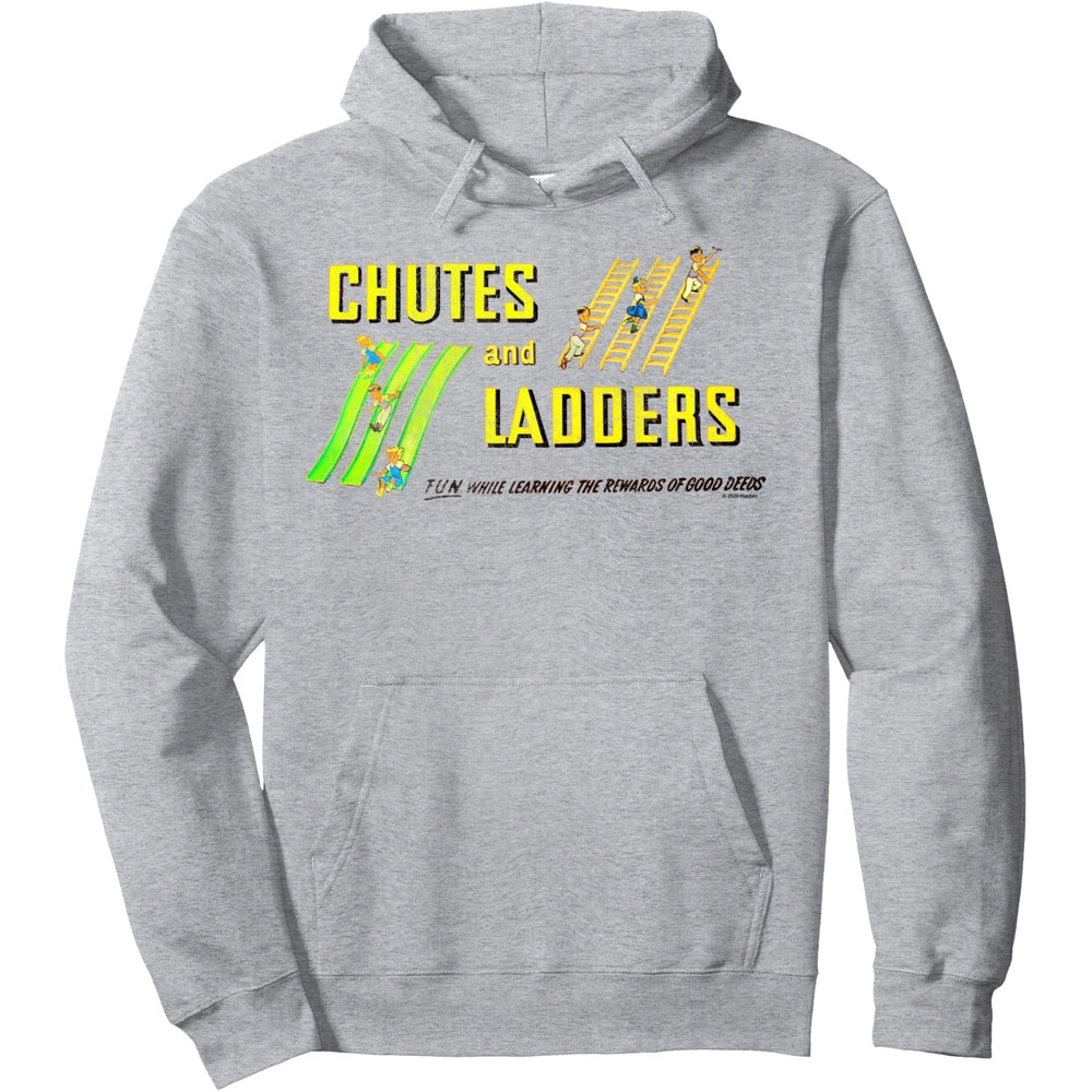 image:imageChutes And Ladders Classic Logo Pullover HoodieHeather Grey