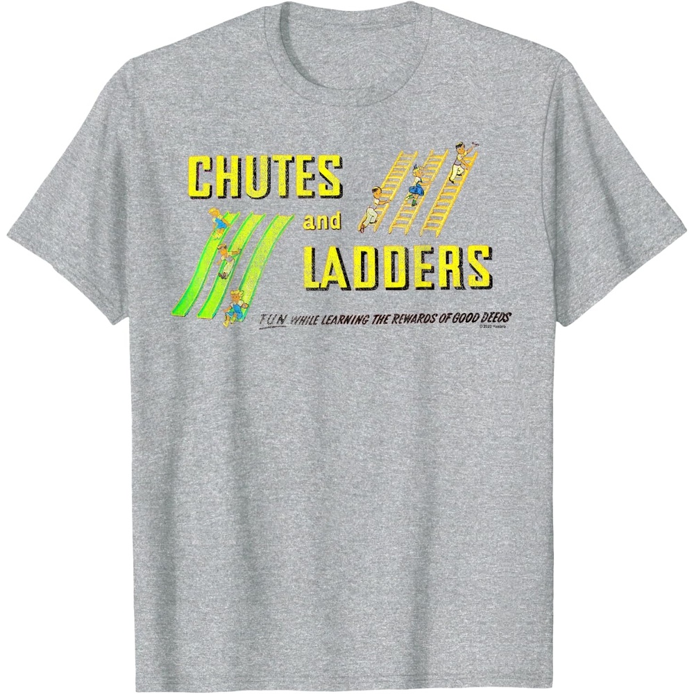 image:imageChutes And Ladders Classic Logo TShirtHeather Grey