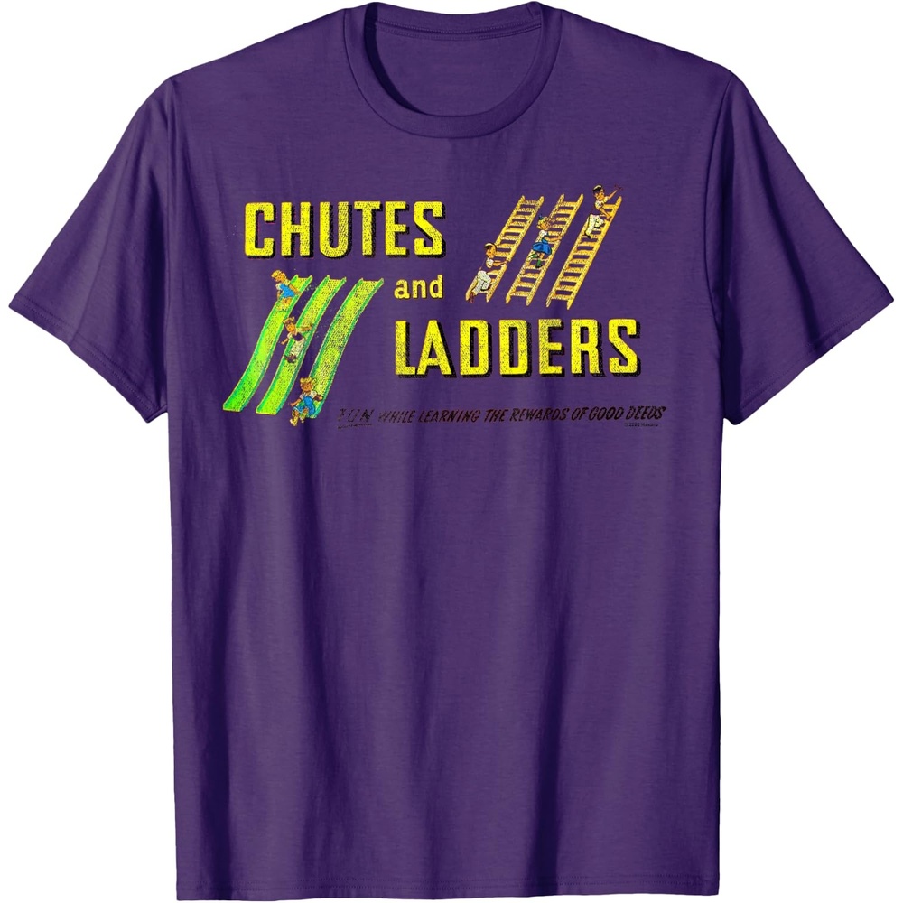 image:imageChutes And Ladders Classic Logo TShirtPurple