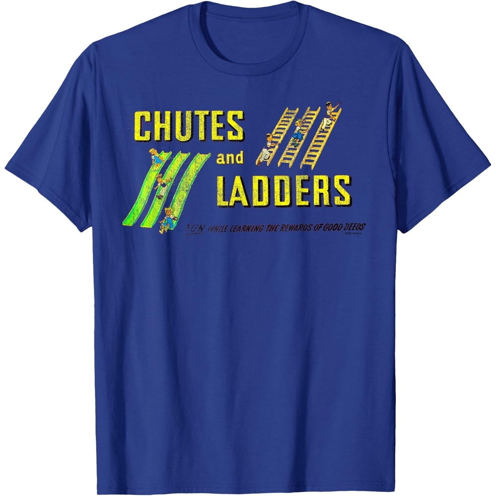 image:imageChutes And Ladders Classic Logo TShirtRoyal Blue