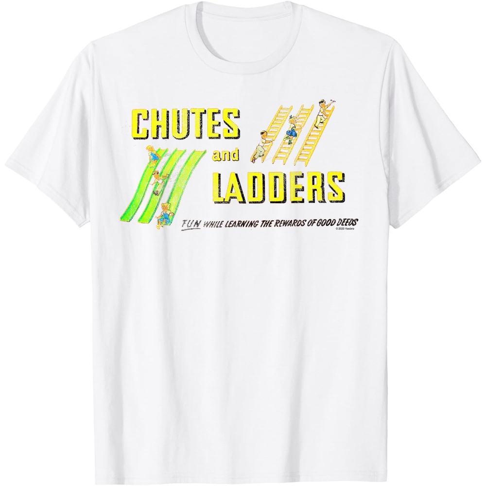 image:imageChutes And Ladders Classic Logo TShirtWhite