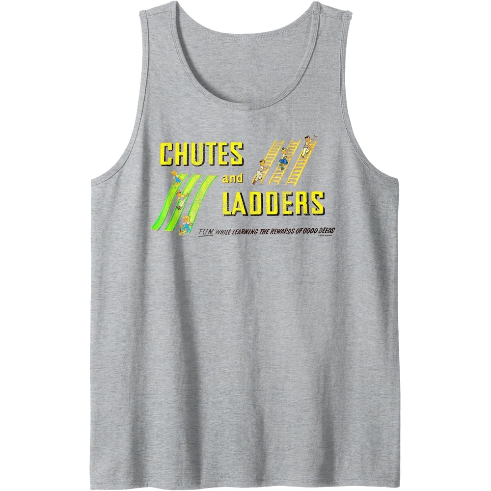 image:imageChutes And Ladders Classic Logo Tank TopHeather Grey