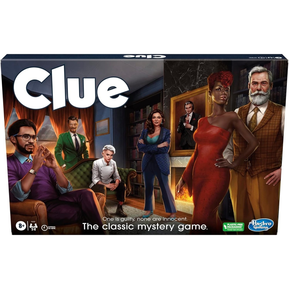 image:imageClue Board Game for Ages 8 and Up Reimagined Clue Game for 26 Players Mystery Detective Family Games for Kids and Adults