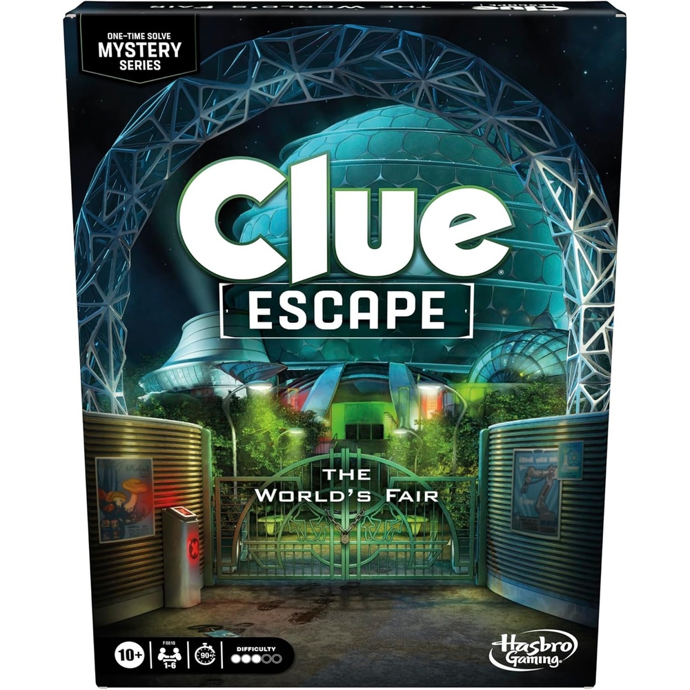 image:imageClue Escape The Worlds Fair Board Game Escape Room 1Time Solve Mystery Games Ages 10 1 to 6 Players 90 120 Mins Family Games