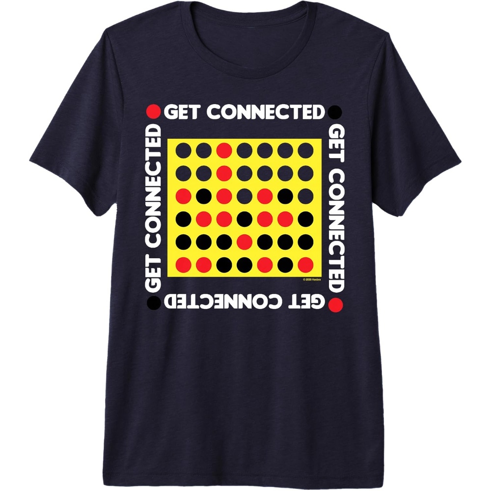 image:imageConnect Four Game Box Up Premium Triblend TShirtNavy Blue
