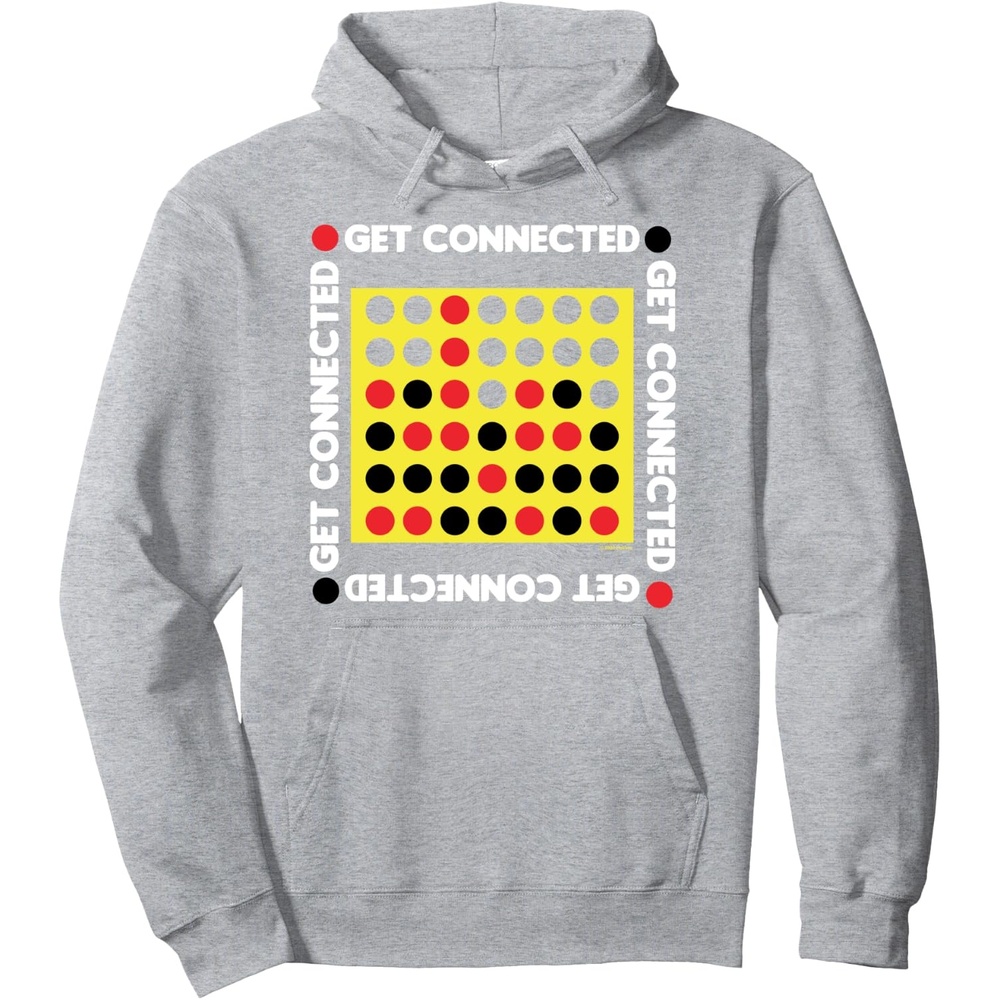 image:imageConnect Four Game Box Up Pullover HoodieHeather Grey