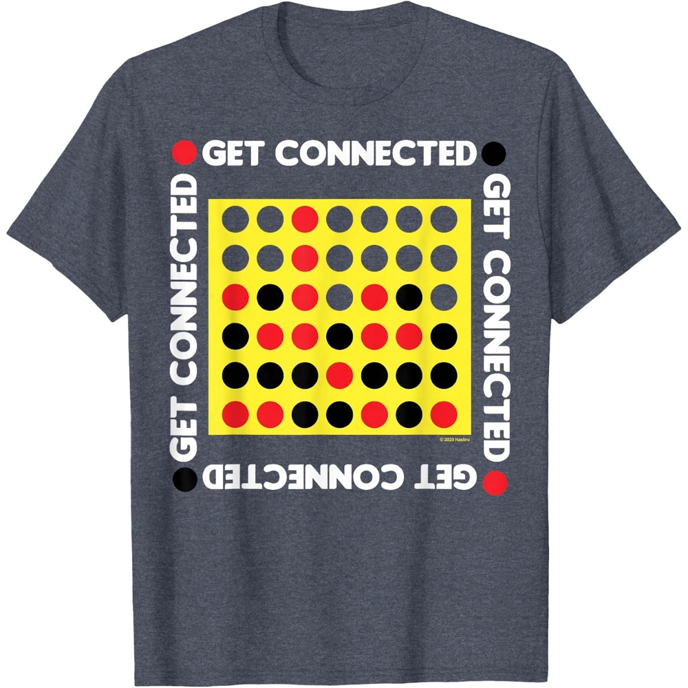 image:imageConnect Four Game Box Up TShirtHeather Blue