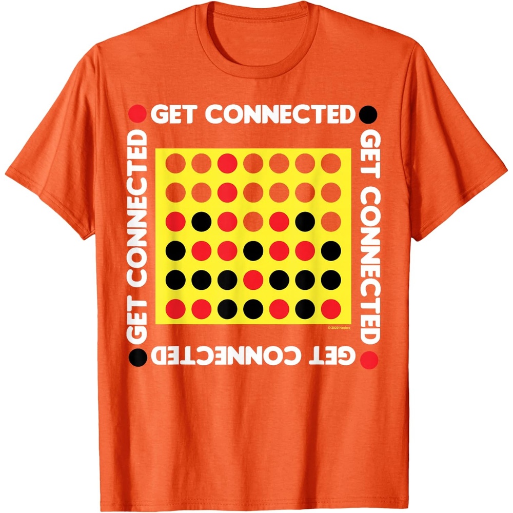 image:imageConnect Four Game Box Up TShirtOrange