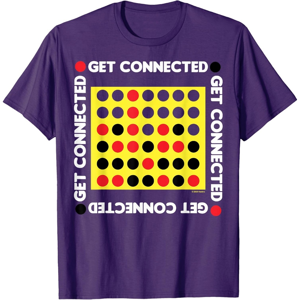 image:imageConnect Four Game Box Up TShirtPurple