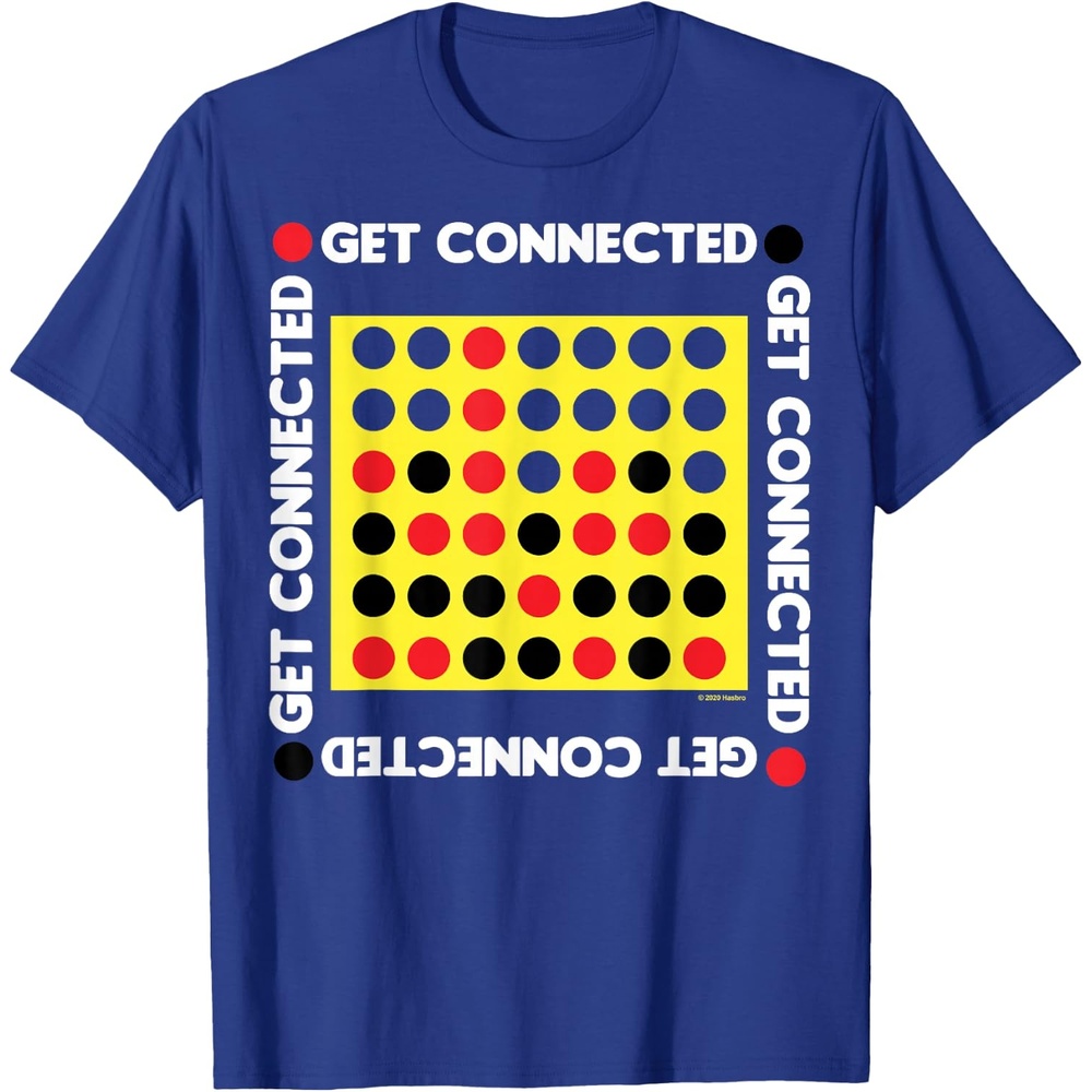 image:imageConnect Four Game Box Up TShirtRoyal Blue