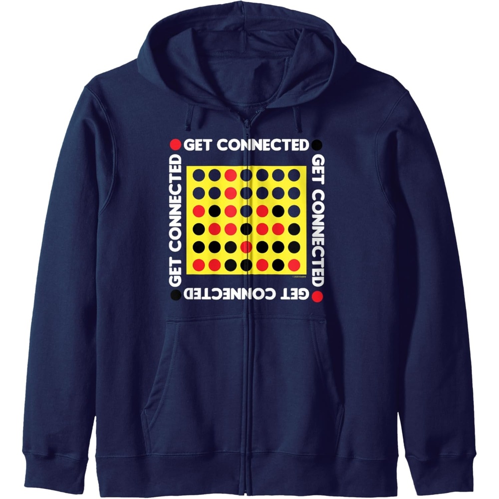 image:imageConnect Four Game Box Up Zip HoodieNavy Blue
