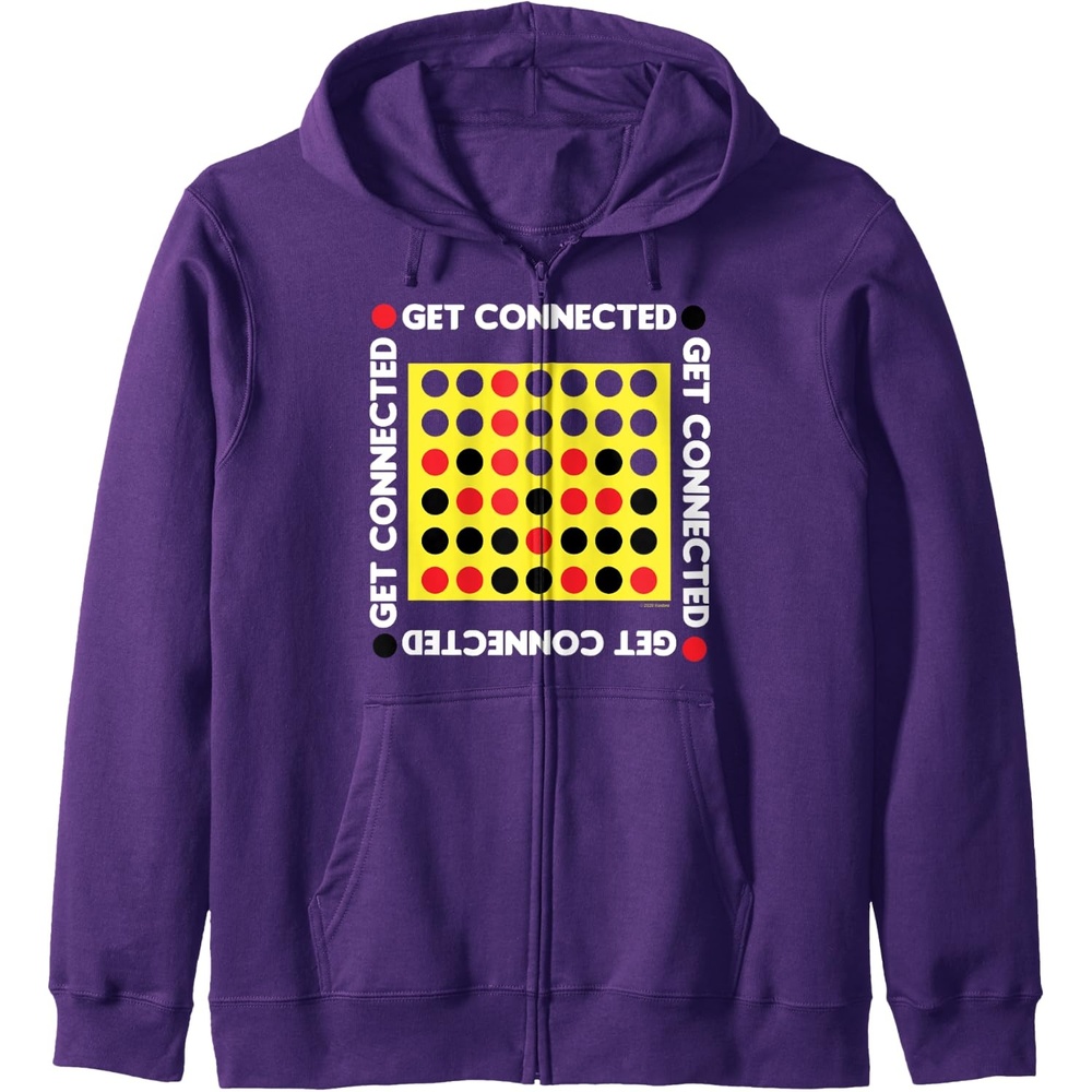 image:imageConnect Four Game Box Up Zip HoodiePurple