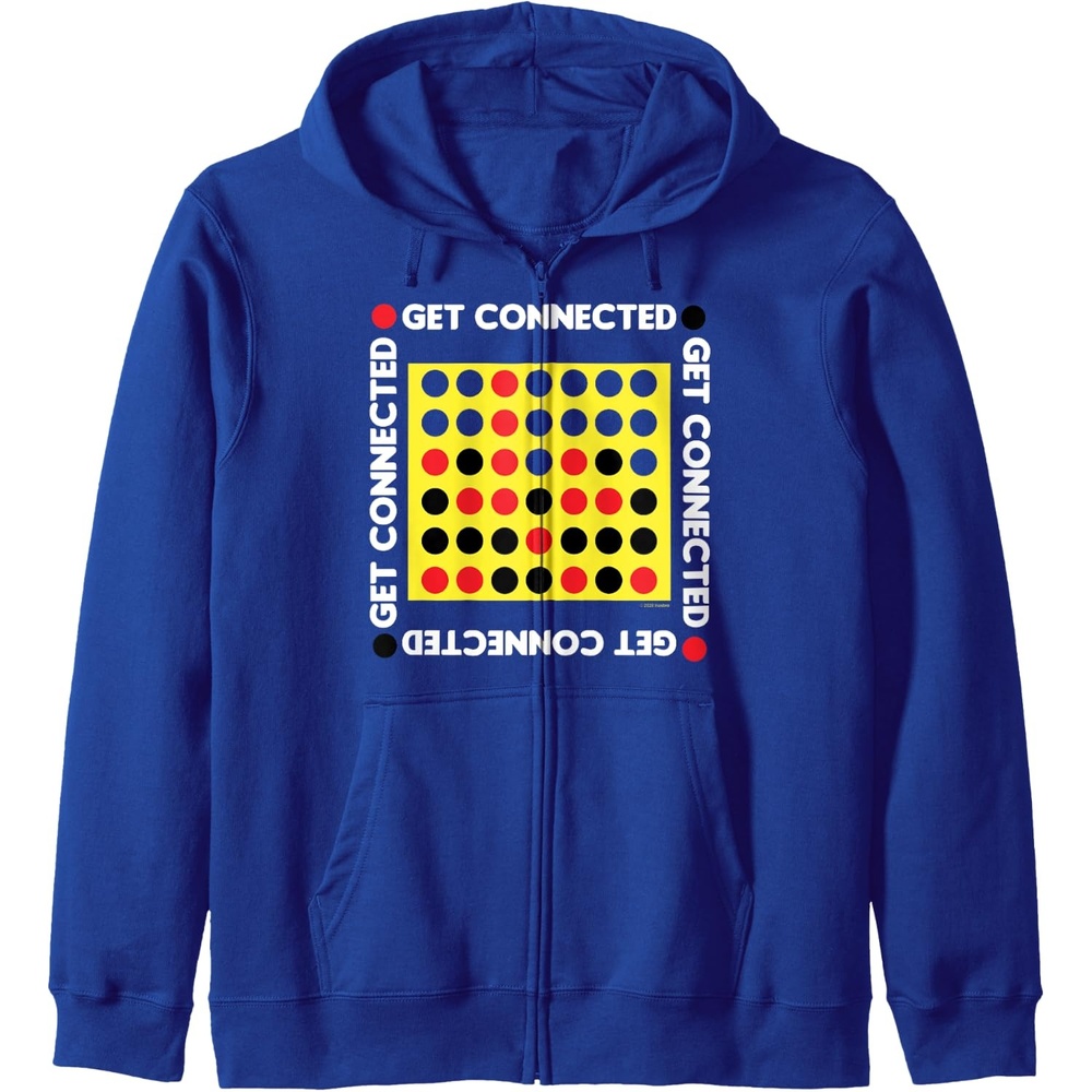 image:imageConnect Four Game Box Up Zip HoodieRoyal Blue
