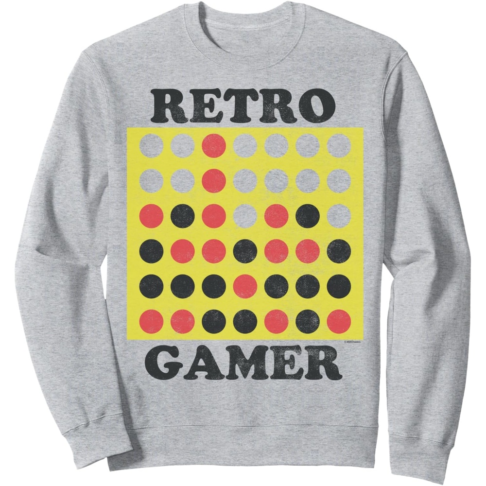 image:imageConnect Four Retro Gamer Board SweatshirtHeather Grey