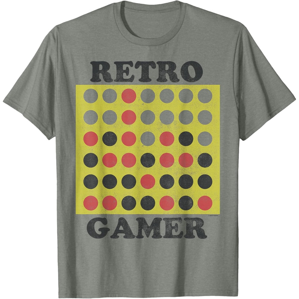 image:imageConnect Four Retro Gamer Board TShirtOlive Heather