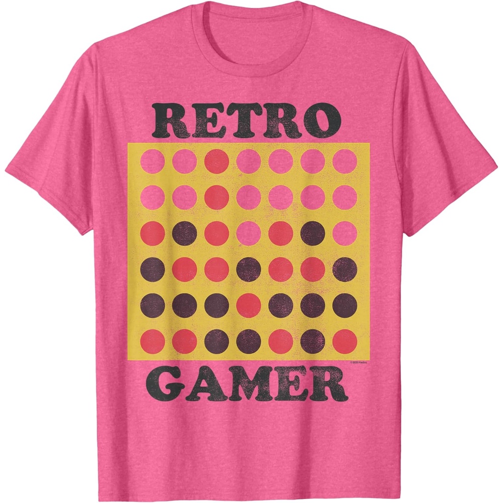 image:imageConnect Four Retro Gamer Board TShirtPink Heather