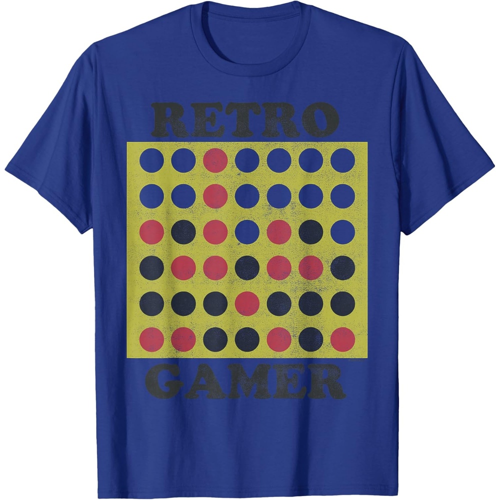 image:imageConnect Four Retro Gamer Board TShirtRoyal Blue
