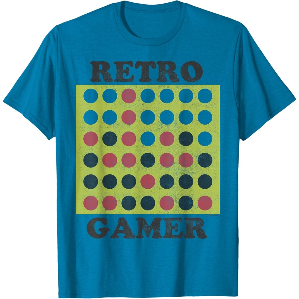 image:imageConnect Four Retro Gamer Board TShirtSapphire Blue
