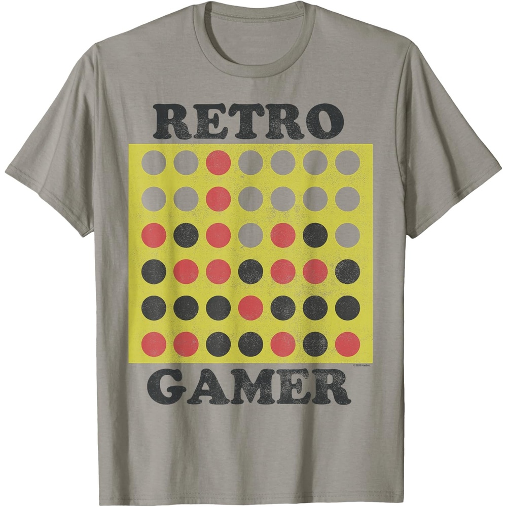 image:imageConnect Four Retro Gamer Board TShirtSlate Grey