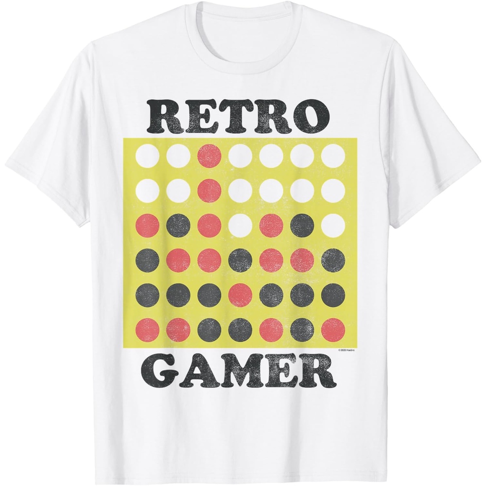 image:imageConnect Four Retro Gamer Board TShirtWhite