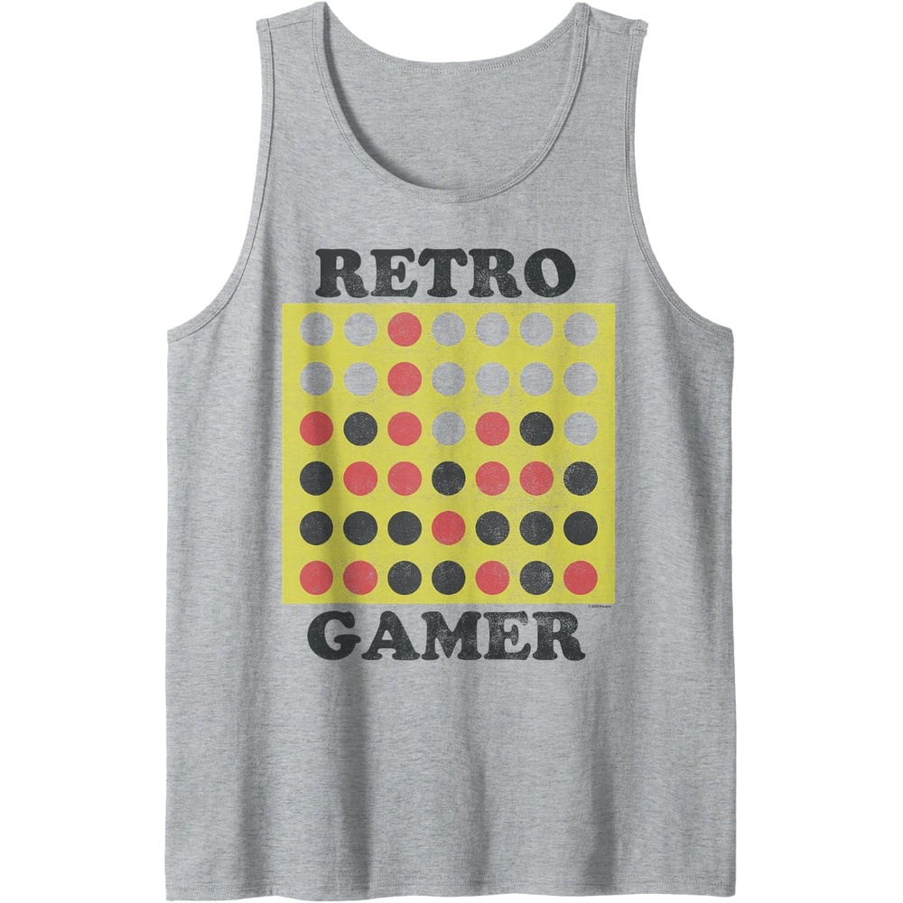image:imageConnect Four Retro Gamer Board Tank TopHeather Grey