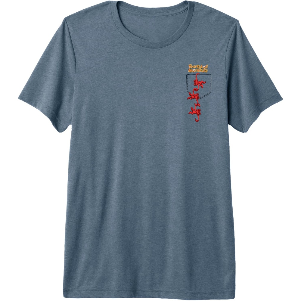 image:imageFaux Pocket Premium Triblend TShirtSlate Grey
