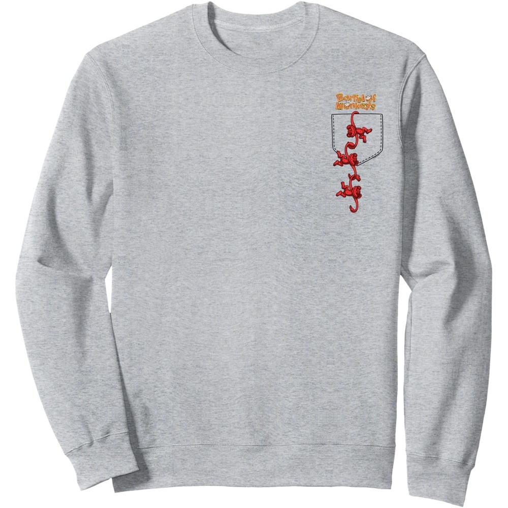 image:imageFaux Pocket SweatshirtHeather Grey