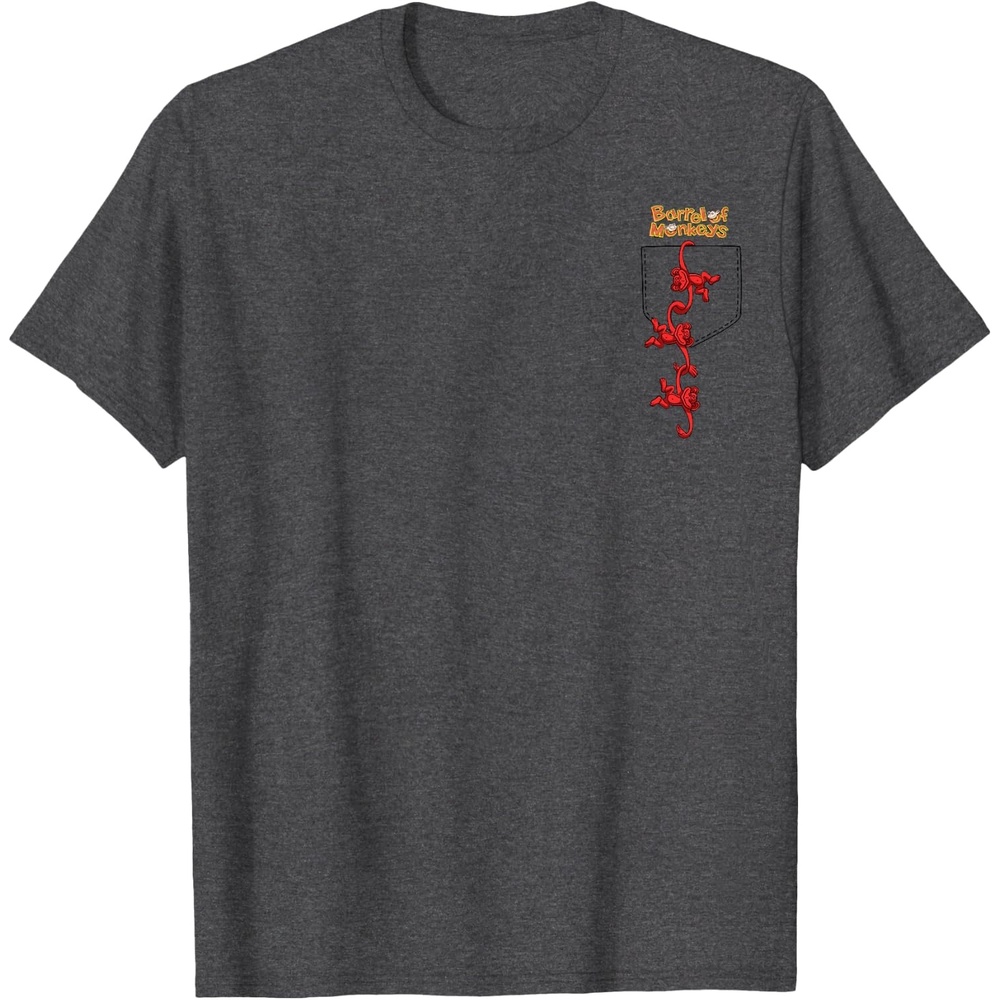 image:imageFaux Pocket TShirtDark Heather Grey