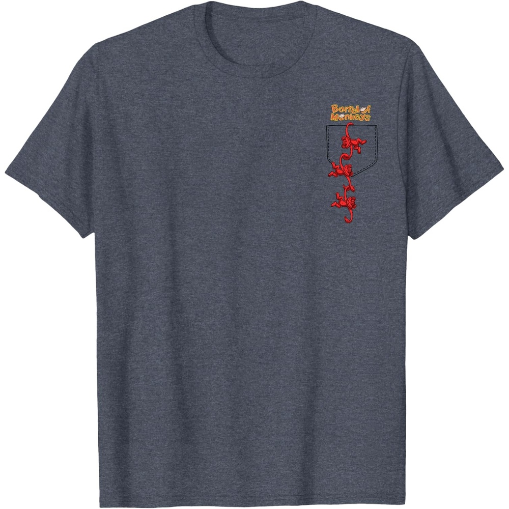 image:imageFaux Pocket TShirtHeather Blue