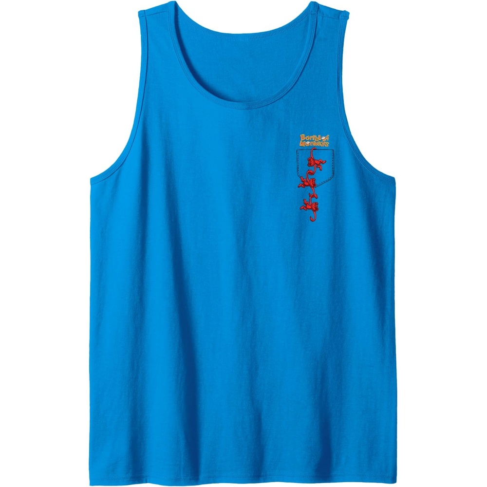 image:imageFaux Pocket Tank TopSapphire Blue