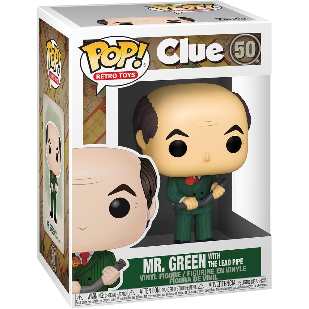 image:imageFunko Pop Retro Toys Clue Mr Green with Lead PipePop Vinyl