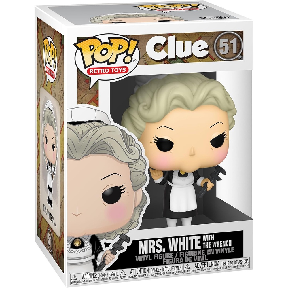 image:imageFunko Pop Retro Toys Clue Mrs White with WrenchPop Vinyl
