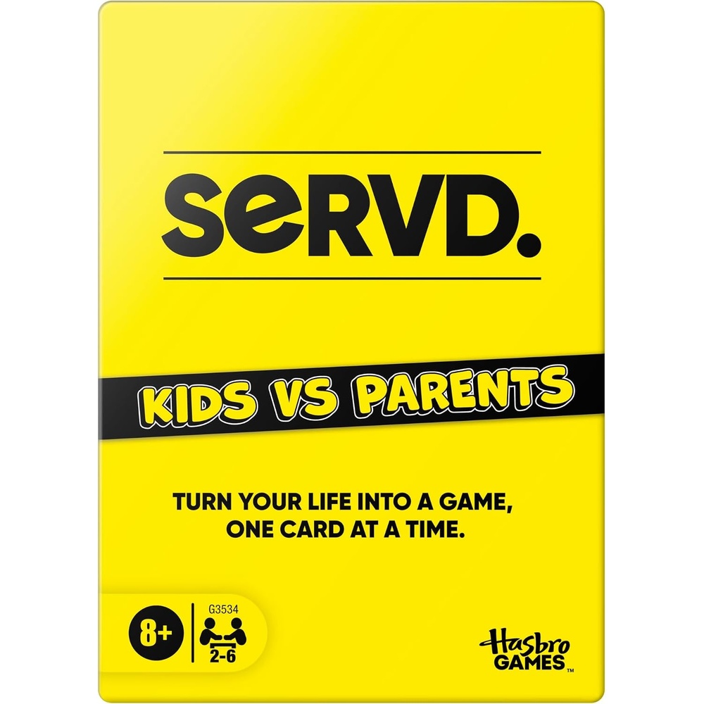 image:imageHasbro Games SERVD Couples Game Hilarious RealLife Card Game for Partners Funny Gifts for Anniversary Date Nights Valentines Day 2 Players Ages 17Kids vs Parents