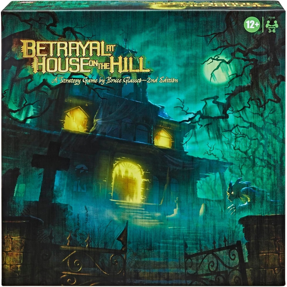 image:imageHasbro Gaming Avalon Hill Betrayal at The House on The Hill Second Edition Cooperative Board Game Ages 12 and Up 36 Players 50 Chilling Scenarios