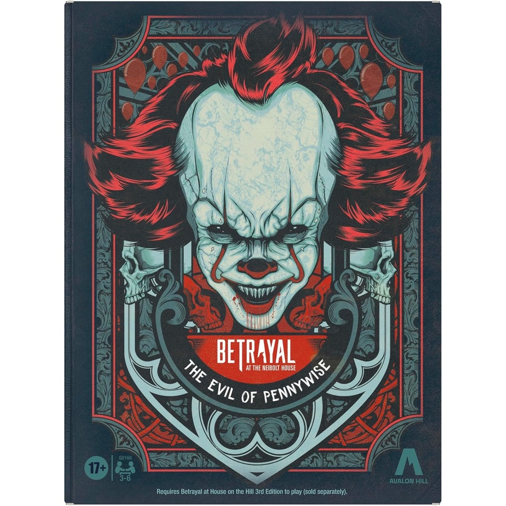 image:imageHasbro Gaming Avalon Hill Betrayal at the Neibolt House The Evil of Pennywise Expansion  Ages 17  36 Players