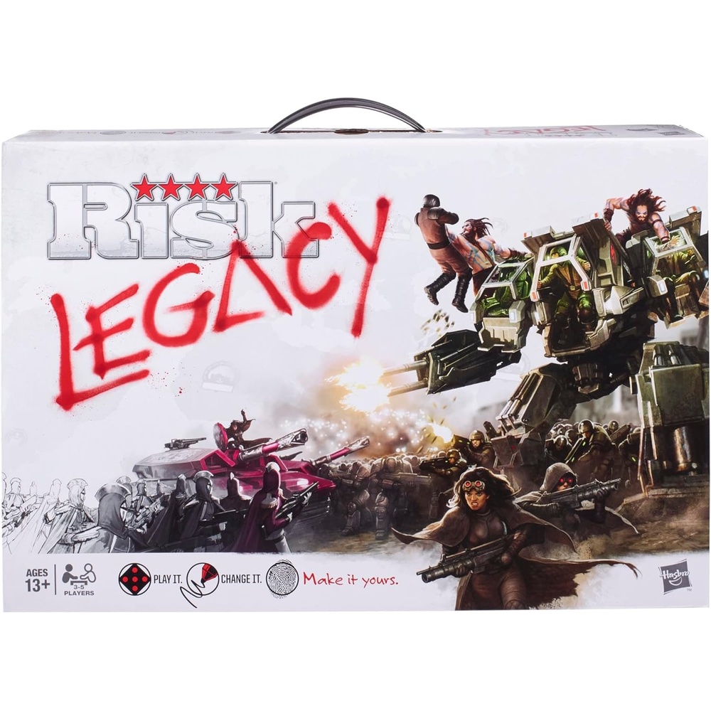 image:imageHasbro Gaming Avalon Hill Risk Legacy Strategy Tabletop Game Immersive Narrative Game Miniature Board Game for Ages 13 and Up for 35 Players