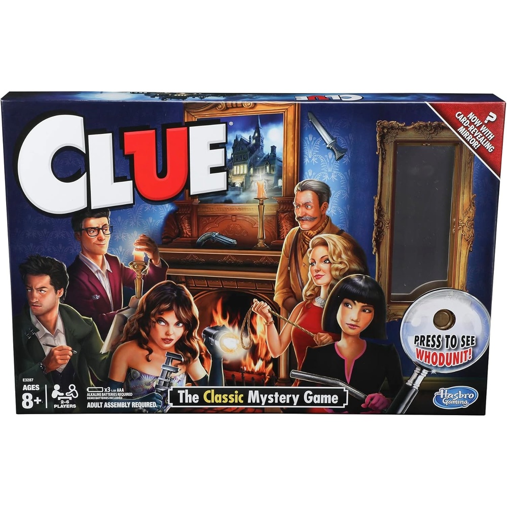 image:imageHasbro Gaming Clue Game Mystery Board Game 26 Players 8 Years Amazon Exclusivestandart
