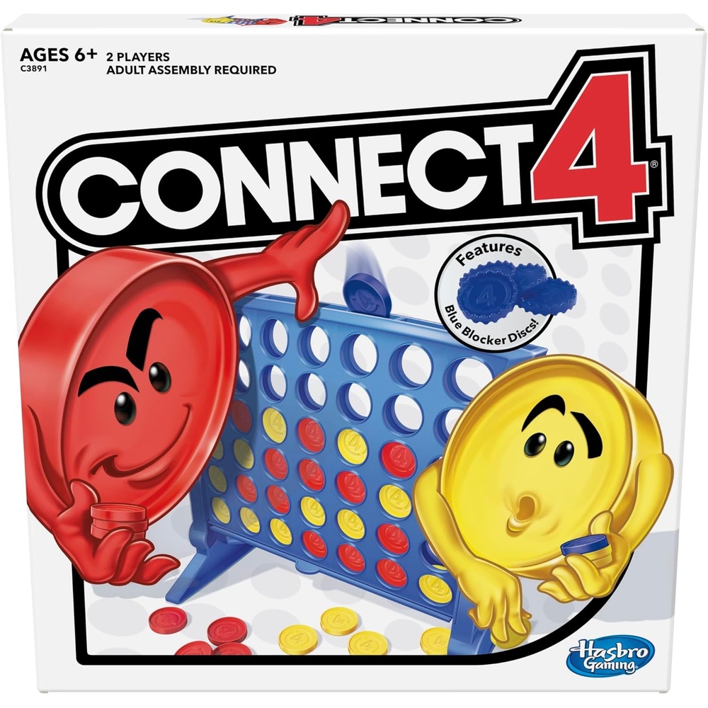 image:imageHasbro Gaming Connect 4 Strategy Board Game for Ages 6 and Up Amazon Exclusive