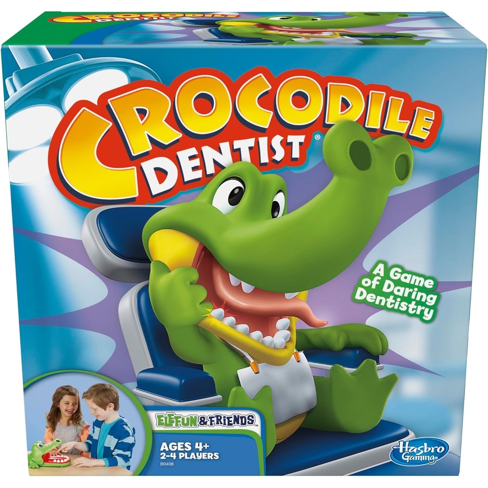 image:imageHasbro Gaming Crocodile Dentist Kids Board Game Ages 4 and Up Amazon ExclusiveGame