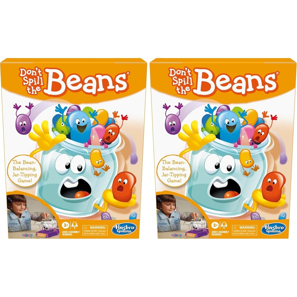 image:imageHasbro Gaming Dont Spill The Beans Game for Kids Easy and Fun Balancing Game for Children Ages 3 and Up Easter Gifts for Boys and Girls Preschool Games for 2 Players Kids Board Games7875 x 25 x 105 inches Pack of 2