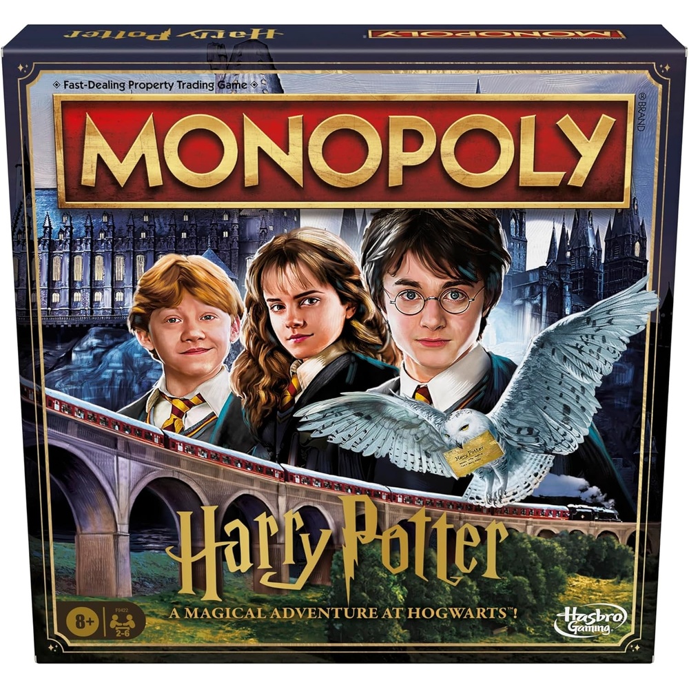image:imageHasbro Gaming Monopoly Harry Potter Edition Board Game A Magical Adventure at Hogwarts Ages 8 and Up 2 to 6 Players Family Games Gifts for Kids and Adults