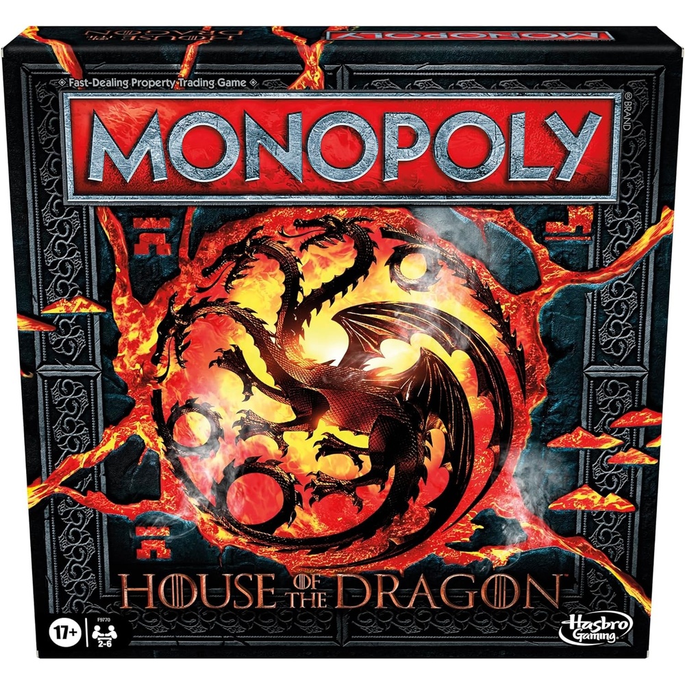 image:imageMonopoly House of the Dragon Edition Board Game Based on the Hit TV Series Ages 17 and Up 2 to 6 Players Strategy Games Amazon Exclusive