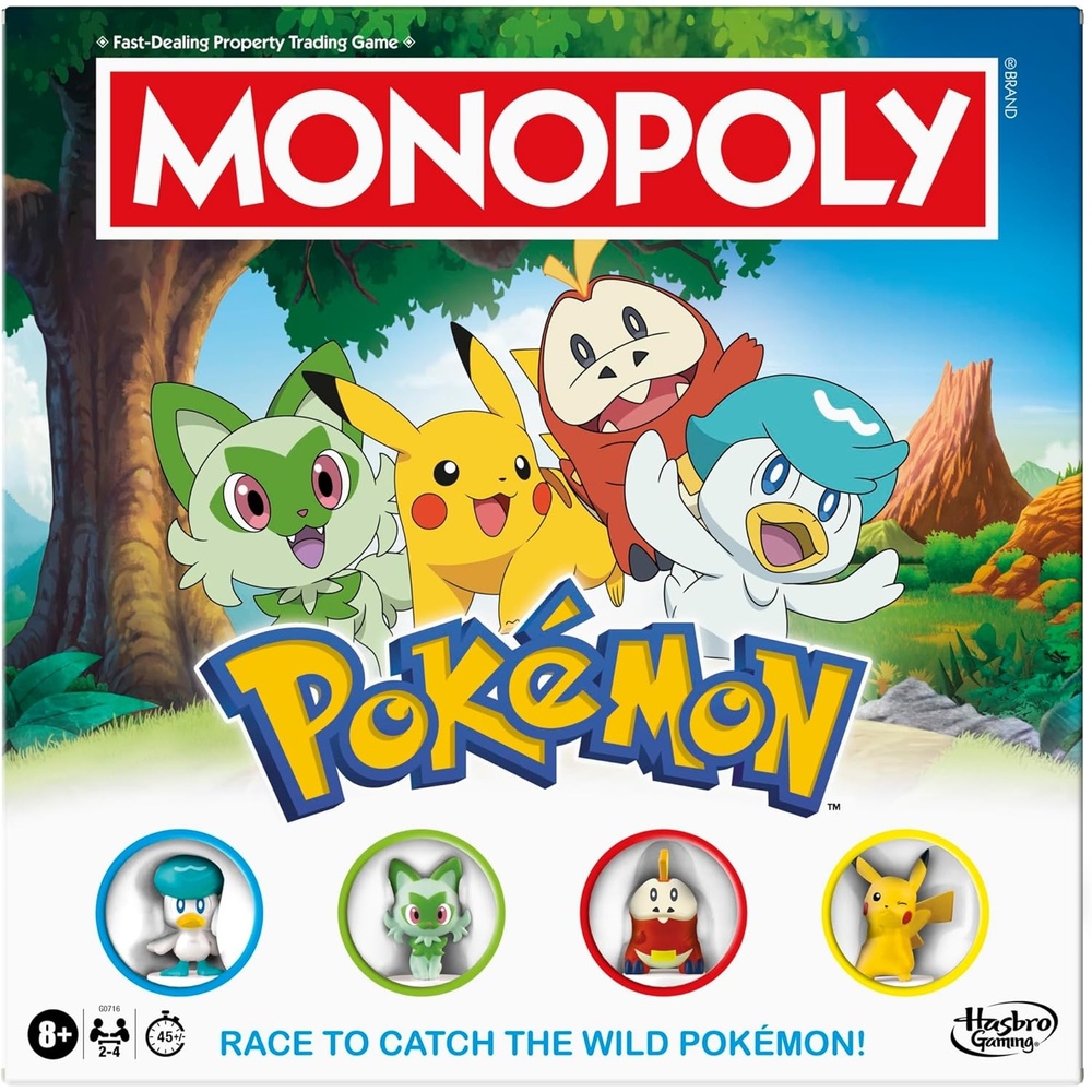 image:imageMonopoly Pokmon Edition Board Game Ages 8 and Up 2 to 4 Players Kids Games for Pokmon Fans Fun Family Games 45 Mins Avg