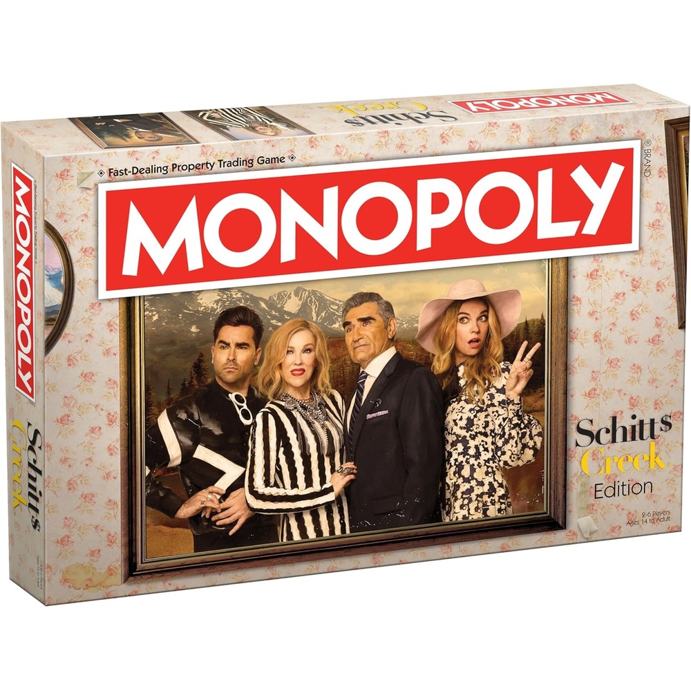 image:imageMonopoly Schitts Creek  Game Tokens Include Bebe Crow Patricks Guitar Rosebud Motel Key amp More  Officially Licensed and Collectible Monopoly Game Based on Award Winning Series Schitts Creek