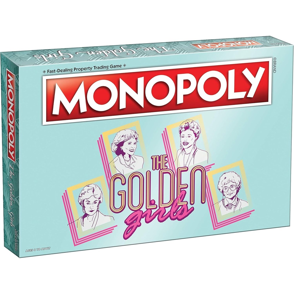 image:imageMonopoly The Golden Girls Board Game Buy Sell Trade FanFavorite Locations Classic Monopoly Game Featuring Golden Girls TV Show Theme OfficiallyLicensed Golden Girls Merchandise