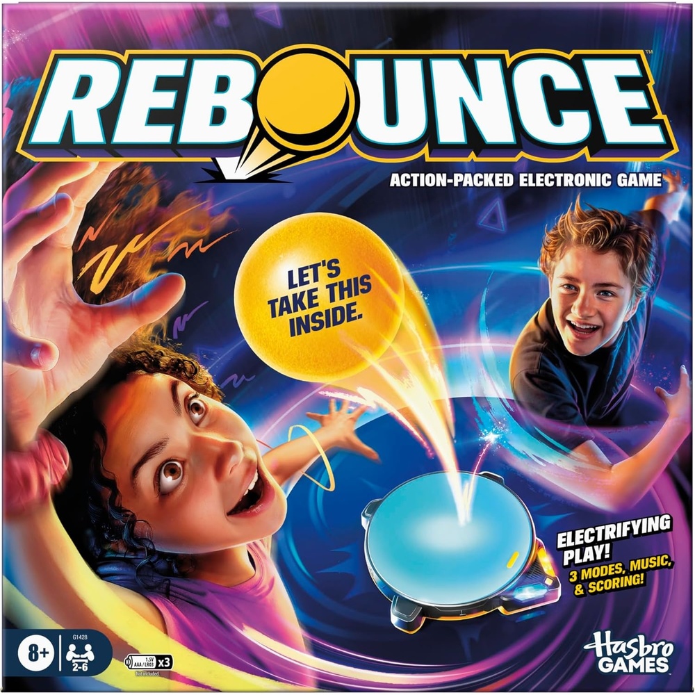 image:imageRebounce Game  Indoor and Outdoor Electronic Action Game for Kids Teens and Adults  Ages 8  2 to 6 Players  10 Mins  Family Travel Games