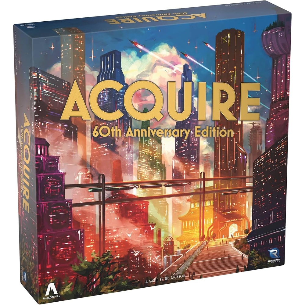 image:imageRenegade Game Studios Acquire 60th Anniversary Board Game Strategy for Ages 12 26 Players 90 Min