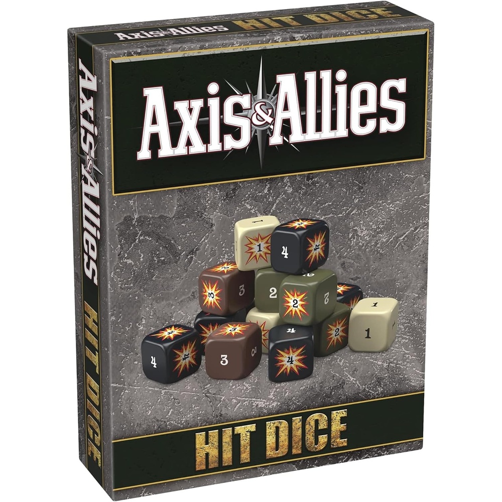 image:imageRenegade Game Studios Axis amp Allies Hit Dice 72 Premium Dice with Military Duffel Bag Strategy Game Upgrade