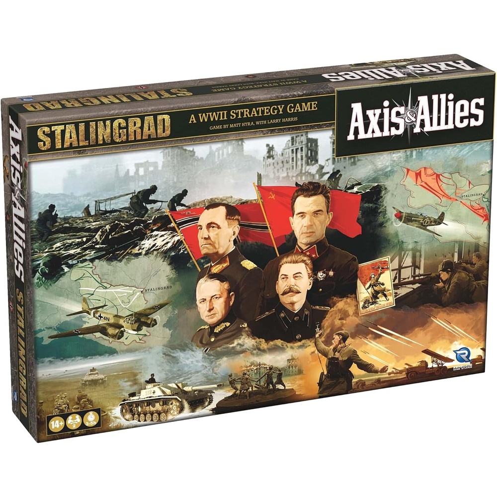 image:imageRenegade Game Studios Games Axis amp Allies Stalingrad WWII Strategy Board Game with 150 Miniatures Two Player Tactics Ages 14